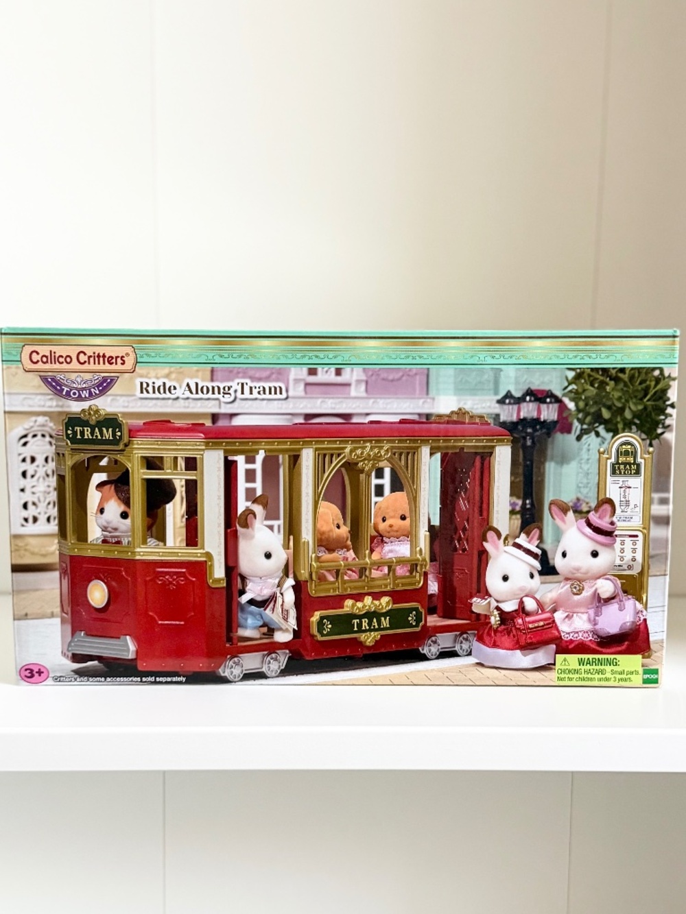 Rare and New Calico Critters Town Series Ride Along Tram
